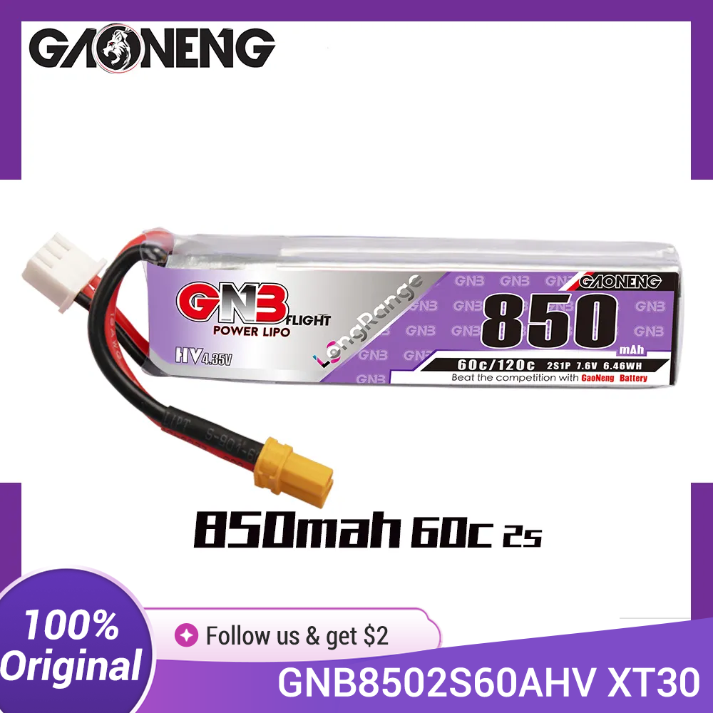 GAONENG GNB LiPo Battery 850mA - Drone Battery Li-Ion review and price