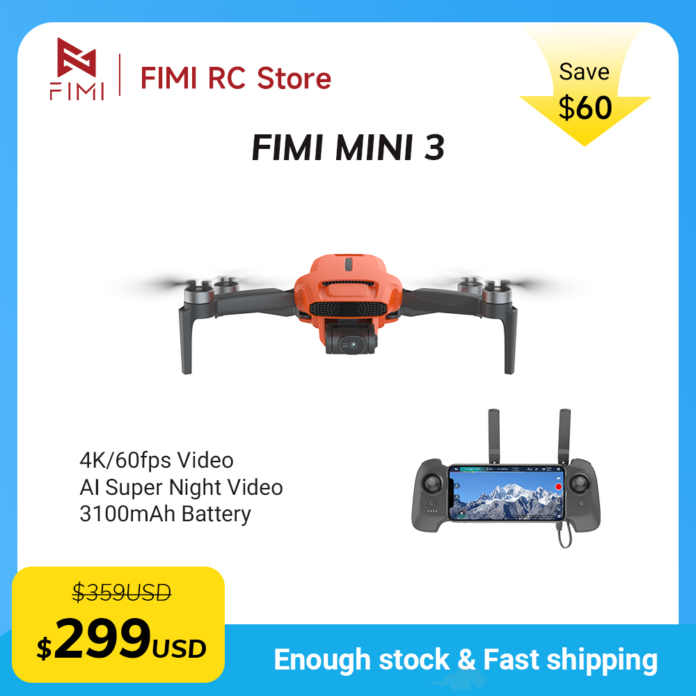 FIMI MINI 3 Camere Drone 4K 60 - Drone Battery Li-Ion review and price